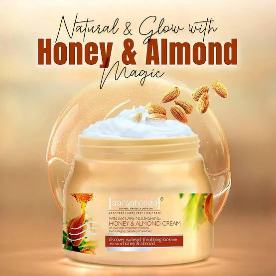 aryanveda honey n almond cream